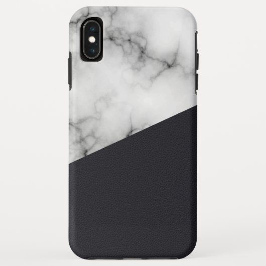 モノグラム入りレザーマーブル Case-Mate iPhoneケース (裏面)