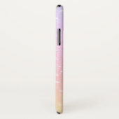 モノグラム入り女の子らしい輝きラメ入り虹色の華やかさ Case-Mate iPhoneケース (裏面/右)