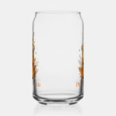 モノグラム入り秋のカボチャアイスコーヒーラテ ガラス缶 (右)