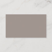 モノグラム入り落ち着いたプロフェッショナルデザイン 名刺 (裏面)