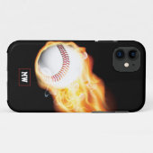 モノグラム入り野球風Case-Mate iPhoneケース Case-Mate iPhoneケース (裏面(横))