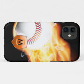 モノグラム入り野球 Case-Mate iPhoneケース (裏面(横))