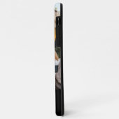 モノグラム入り5枚の写真コラージュ ブラック Case-Mate iPhoneケース (裏面/左)