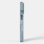 モノグラム入り アーティスティック ブルー グリーン 海の波 アート Case-Mate iPhoneケース (裏面 / 右)