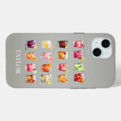 モノグラム入り カクテルパーティー Case-Mate iPhoneケース (裏面 (横))