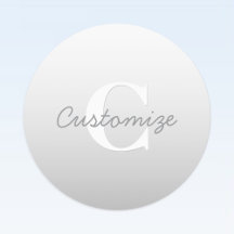 モノグラム入り カジュアルな手書き風の名前やテキスト｜グラデーション