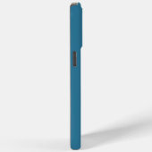 モノグラム入り ティール Case-Mate iPhoneケース (裏面 / 右)