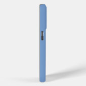 モノグラム入り ブルー Case-Mate iPhoneケース (裏面 / 右)