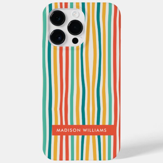 モノグラム入り 名前 Case-Mate iPhoneケース (裏面)