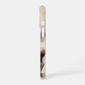 モノグラム入り 森の赤鹿 iPhone 16ケース (左側面)