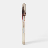 モノグラム入り 森の赤鹿 iPhone 16ケース (右側面)