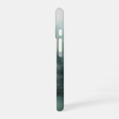 モノグラム入り 田舎風の山の湖の自然風デザイン iPhone 16ケース (左側面)