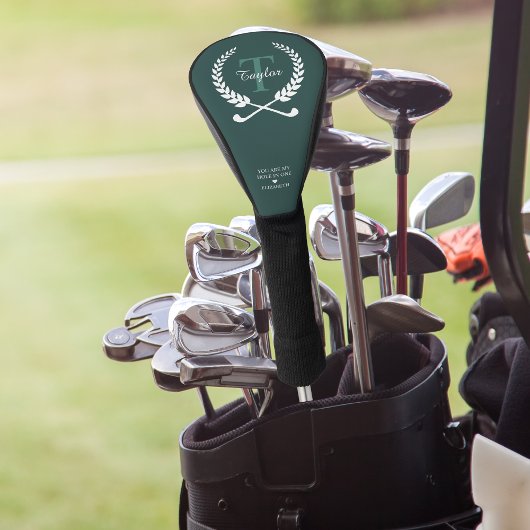 モノグラム入り「You Are My Hole In One」 ゴルフヘッドカバー