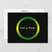 モノグラム円 ポストカード (正面/裏面)