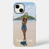 モノグラム写真の追加カスタマイズ Case-Mate iPhoneケース (裏面)