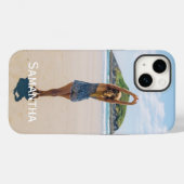 モノグラム写真の追加カスタマイズ Case-Mate iPhoneケース (裏面 (横))