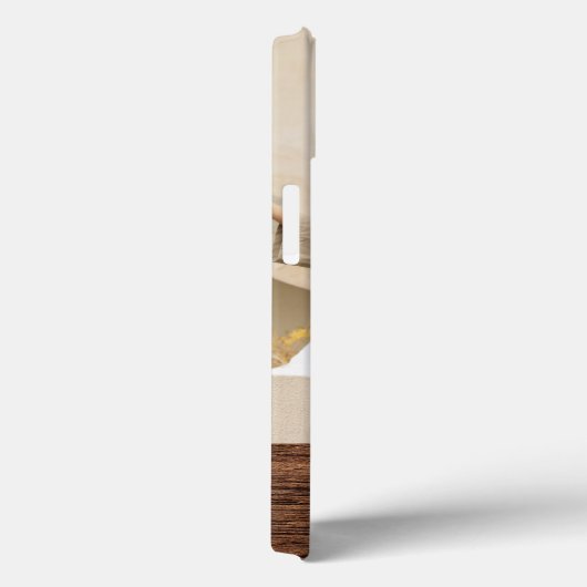 モノグラム写真木目材名パーソナライズされた前 Case-Mate iPhoneケース (裏面 / 右)