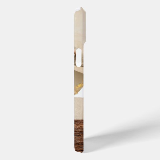 モノグラム写真木目材名パーソナライズされた前 Case-Mate iPhoneケース (裏面 / 右)