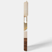 モノグラム写真木目材名パーソナライズされた前 Case-Mate iPhoneケース (裏面 / 右)