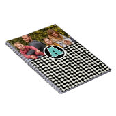 モノグラム千鳥格子のフォトノート ノートブック (右側)