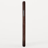 モノグラム名を持つ木目パーソナライズされた材 Case-Mate iPhoneケース (裏面/右)