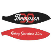 モノグラム名イニシャルまたはナンバーチーム黒赤 バスケットボール (パネル)