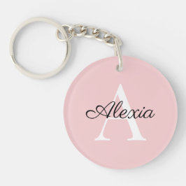 モノグラム名イニシャルブリデスメイドアクリルキーチェーン キーホルダー