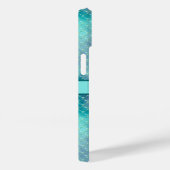 モノグラム名イニシャルマーメイドブルーパープルグリーン Case-Mate iPhoneケース (裏面 / 右)