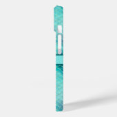 モノグラム名イニシャルマーメイドブルーパープルグリーン Case-Mate iPhoneケース (裏面 / 左)