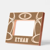 モノグラム名ウッドを追加 レーザー彫刻フレーム (左)
