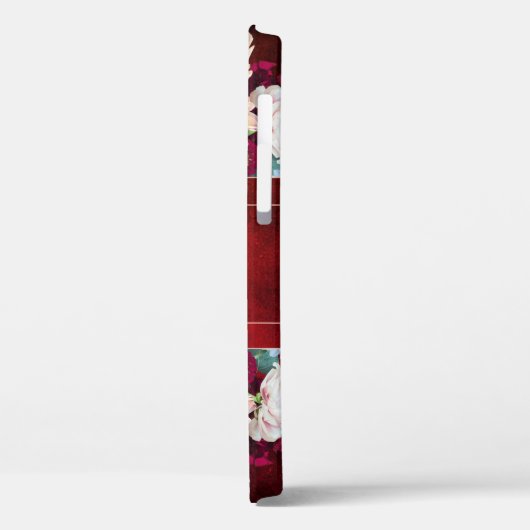 モノグラム名エレガントフローラ植物格素朴格 Case-Mate iPhoneケース (裏面 / 左)