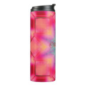 モノグラム名カラフルブルースターパターン | タンブラー (回転左)