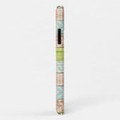 モノグラム名シャビーバラオンウッド素朴コテージ Case-Mate iPhoneケース (裏面/右)