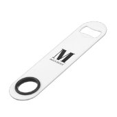 モノグラム名シンプル スピード栓抜き (正面アングル)