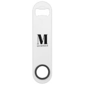 モノグラム名シンプル スピード栓抜き (裏面)