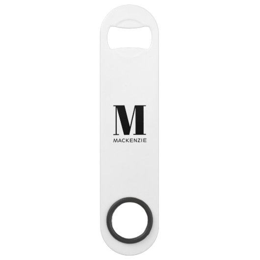 モノグラム名シンプル スピード栓抜き (正面)