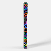 モノグラム名バブルパタカラフルーンの追加 Case-Mate iPhoneケース (裏面 / 右)