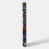 モノグラム名バブルパタカラフルーンの追加 Case-Mate iPhoneケース (裏面 / 左)