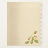 モノグラム名バラアポイントメントブック2025 プランナー手帳 (裏面)