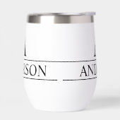 モノグラム名パーソナライズされたクラシック (左面)