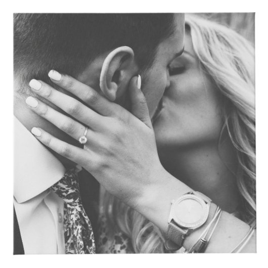 モノグラム名パーソナライズされた写真 フォトキューブ (右)