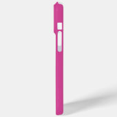 モノグラム名フェミニン無地のPink Case-Mate iPhoneケース (裏面 / 左)