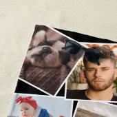 モノグラム名フォトコラージュ ビーチタオル (インサイチュ)