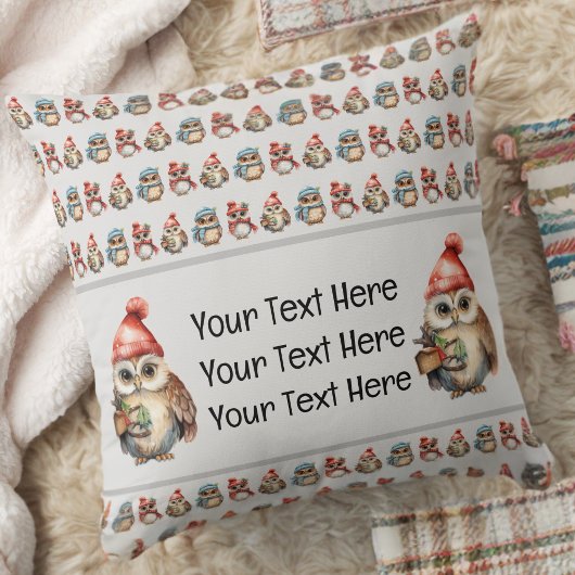 モノグラム名フールズウィンター クッション