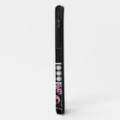 モノグラム名ブラックピンクダマスクiPhone 5ケース Case-Mate iPhoneケース (裏面/左)