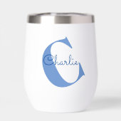 モノグラム名モダンタイポグラフィ (背面)