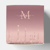 モノグラム名優遇箱バラ金ゴールド赤面スパークル フェイバーボックス (上部)