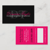 モノグラム名刺 予約カード (正面/裏面)