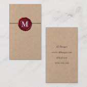 モノグラム名刺 名刺 (正面/裏面)