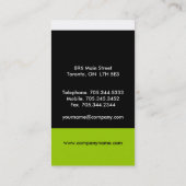 モノグラム名刺 名刺 (裏面)